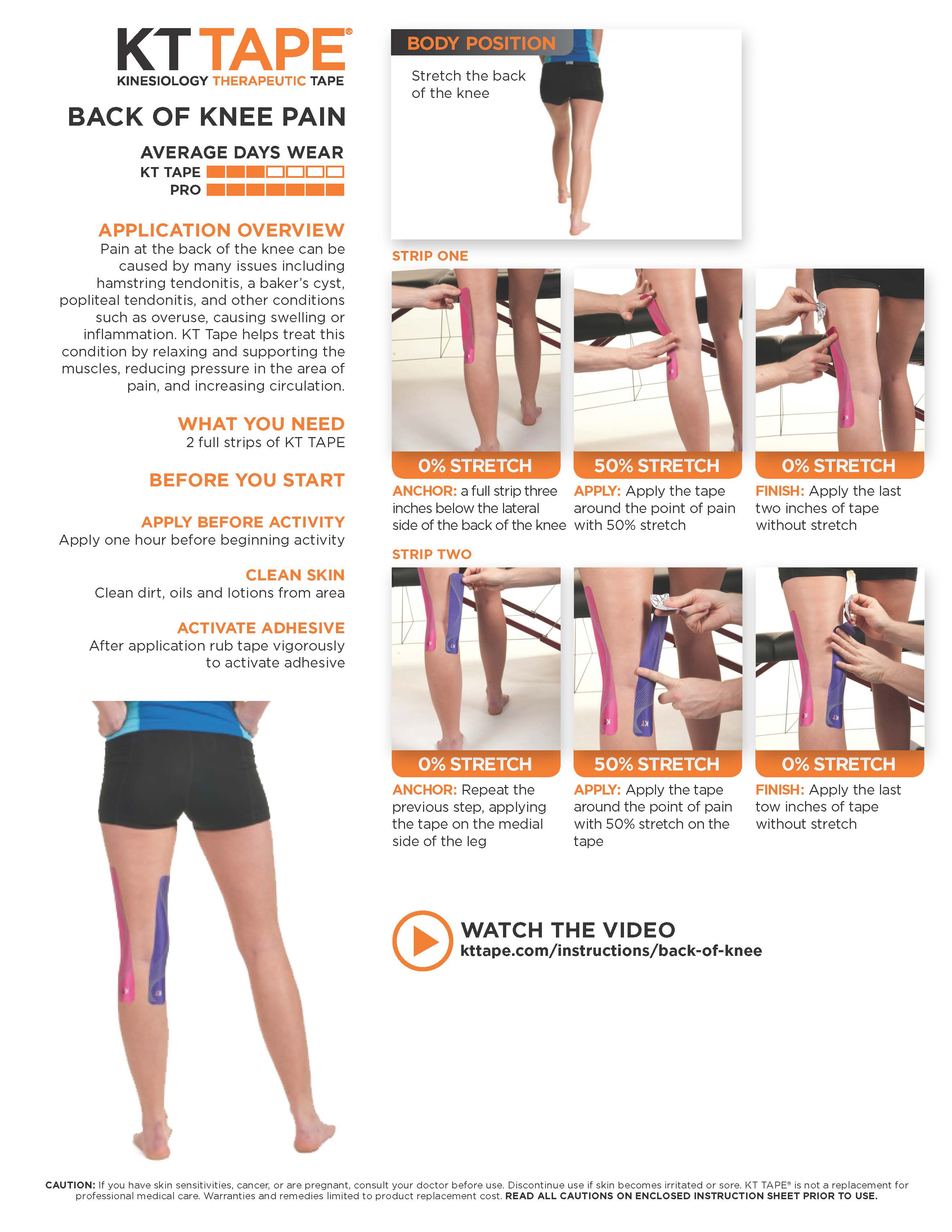 It band kt tape knee - leanbery